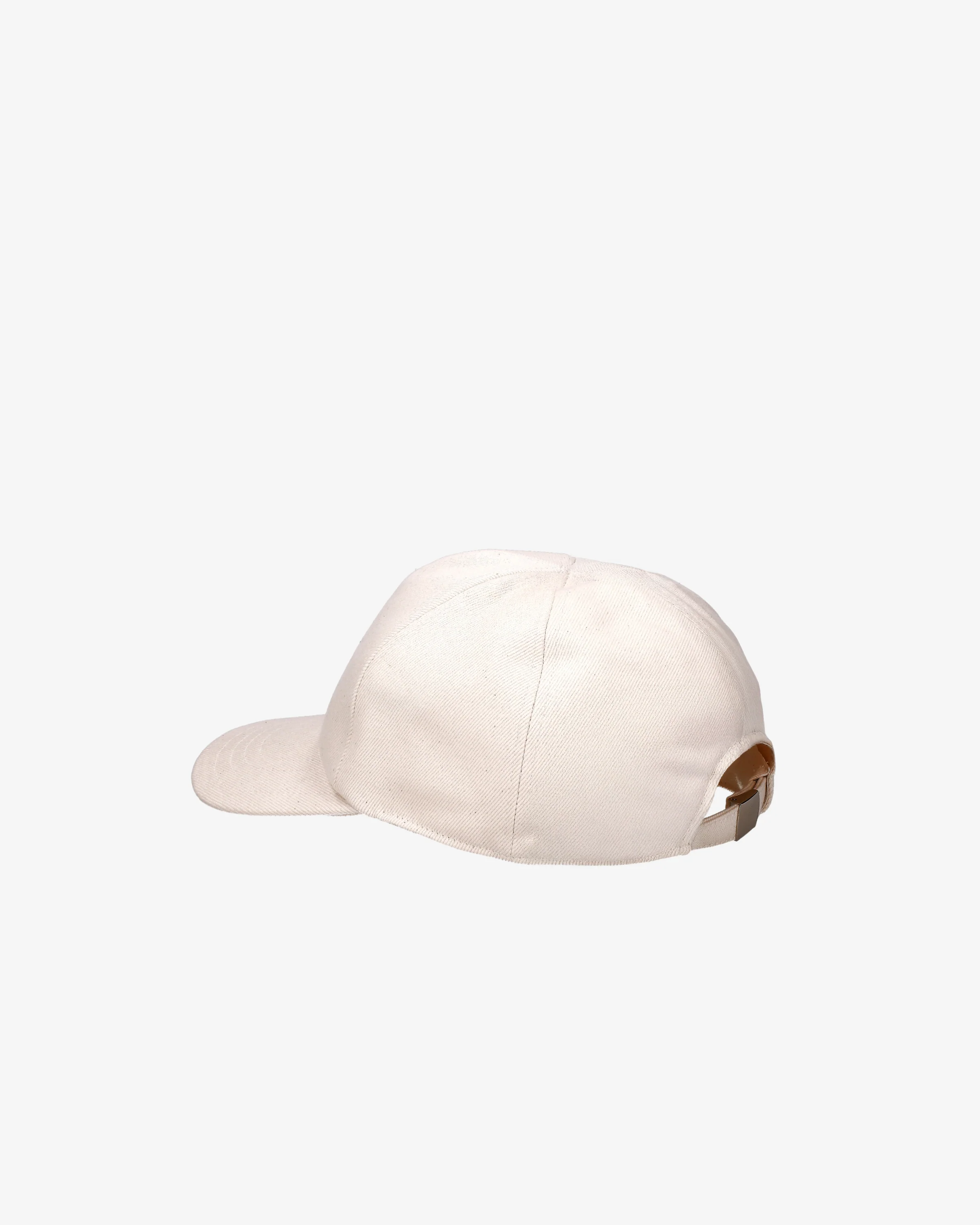 Baseball cap with leather logo - Image 3