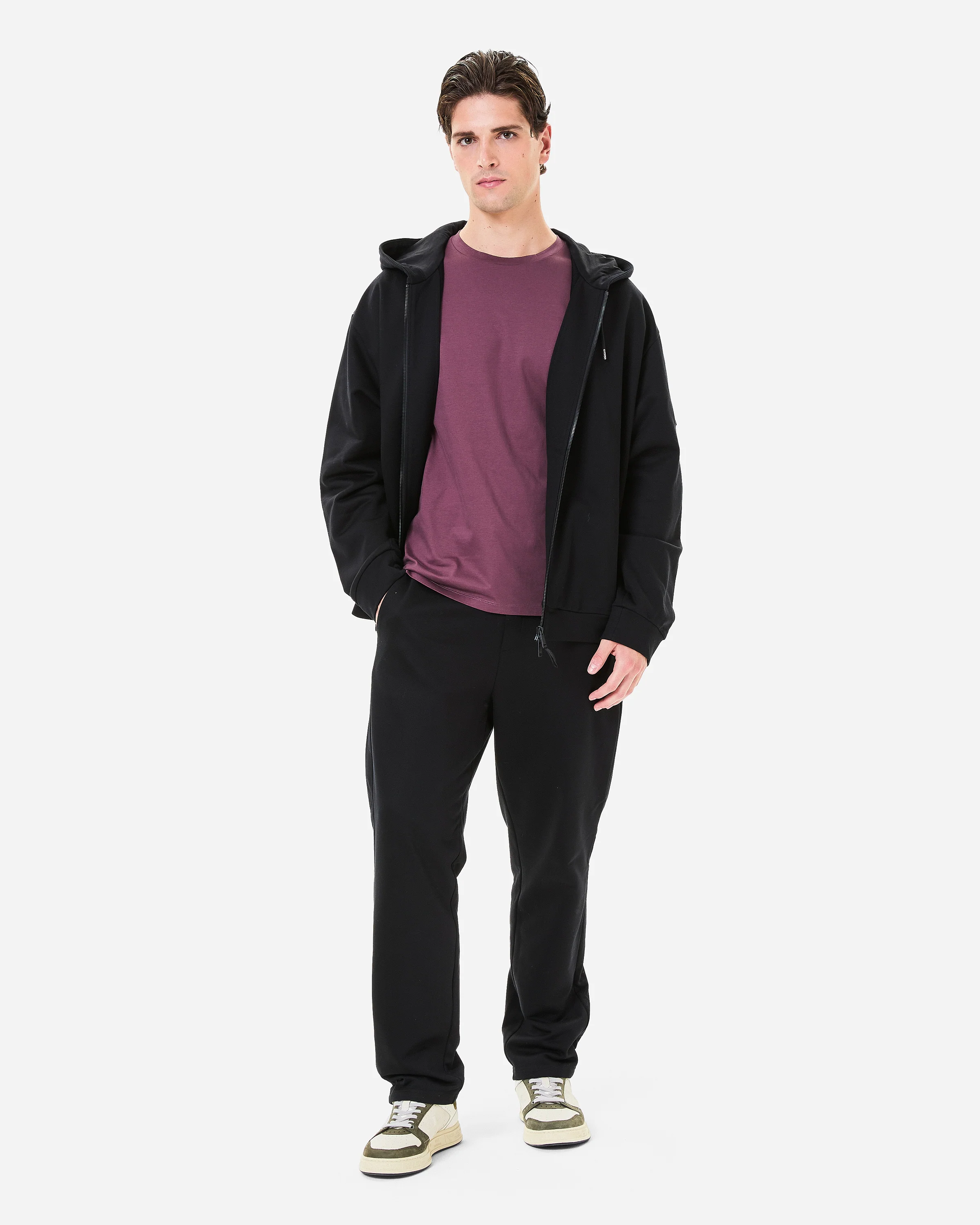 Cotton and nylon hoodie - Image 7