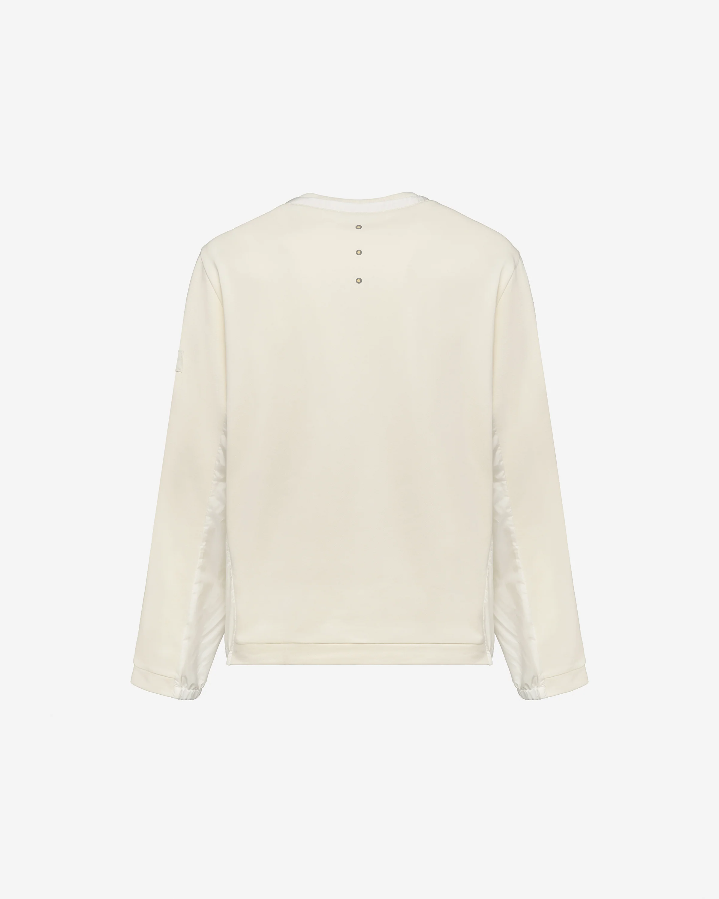 Crew neck sweatshirt with nylon details - Image 3