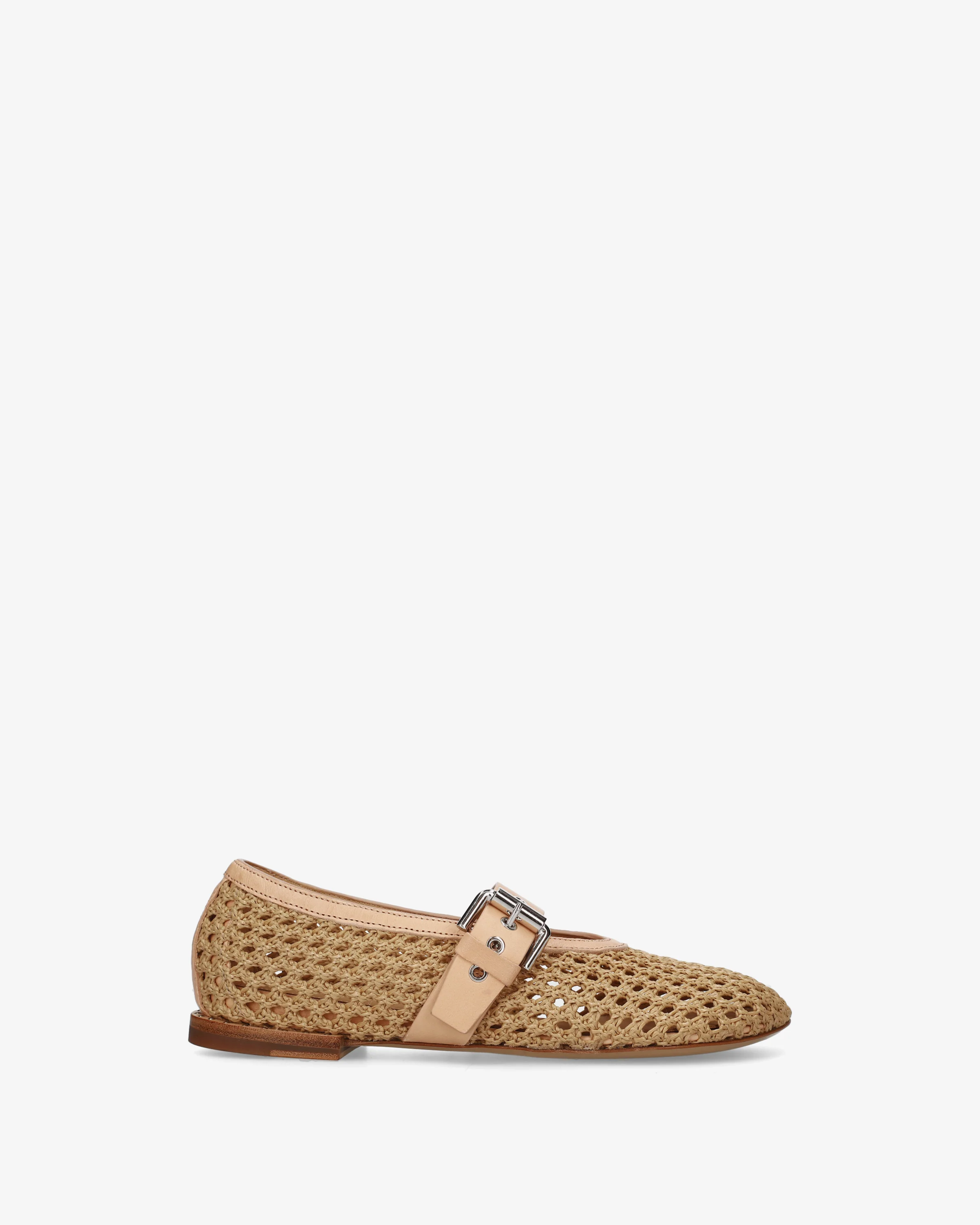 Mary Janes in rafia