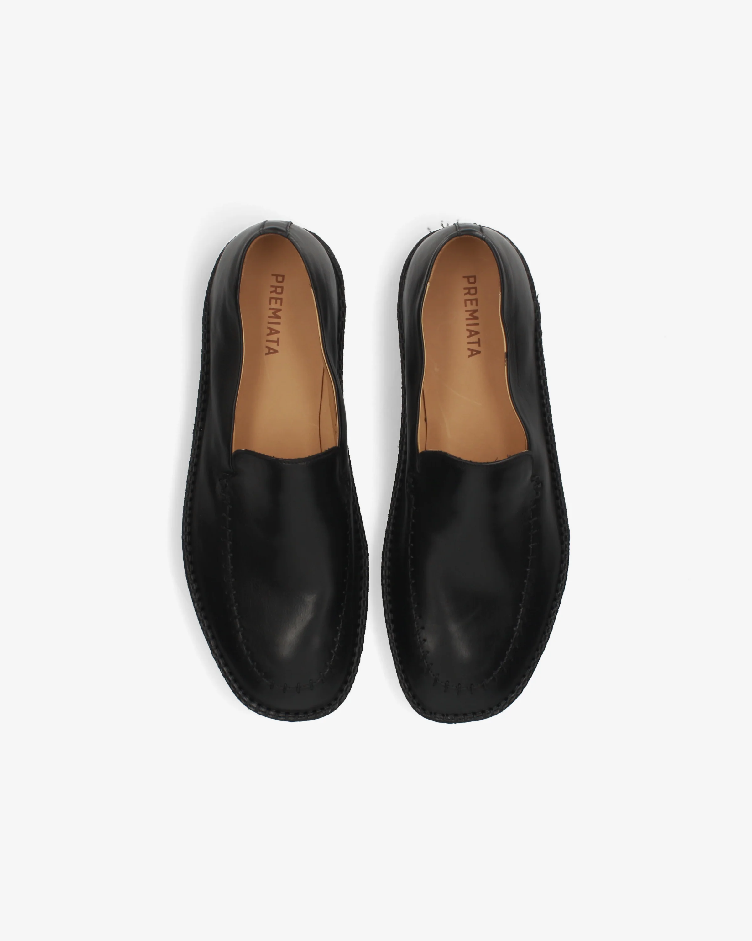 Structured leather loafers - Image 6