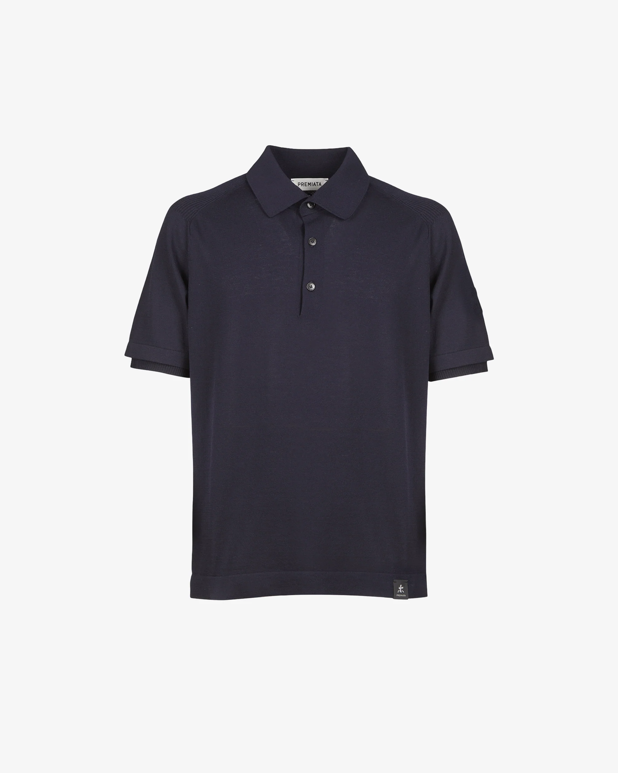 Knitted polo shirt