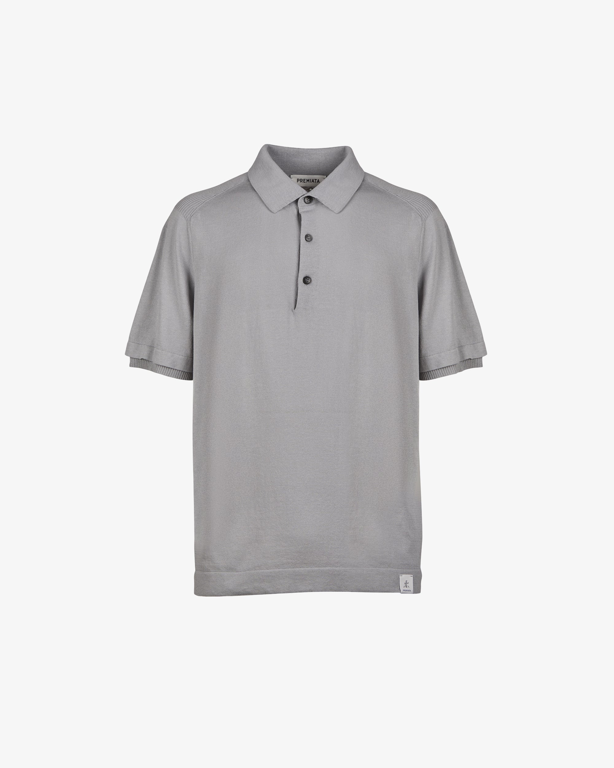 Knitted polo shirt
