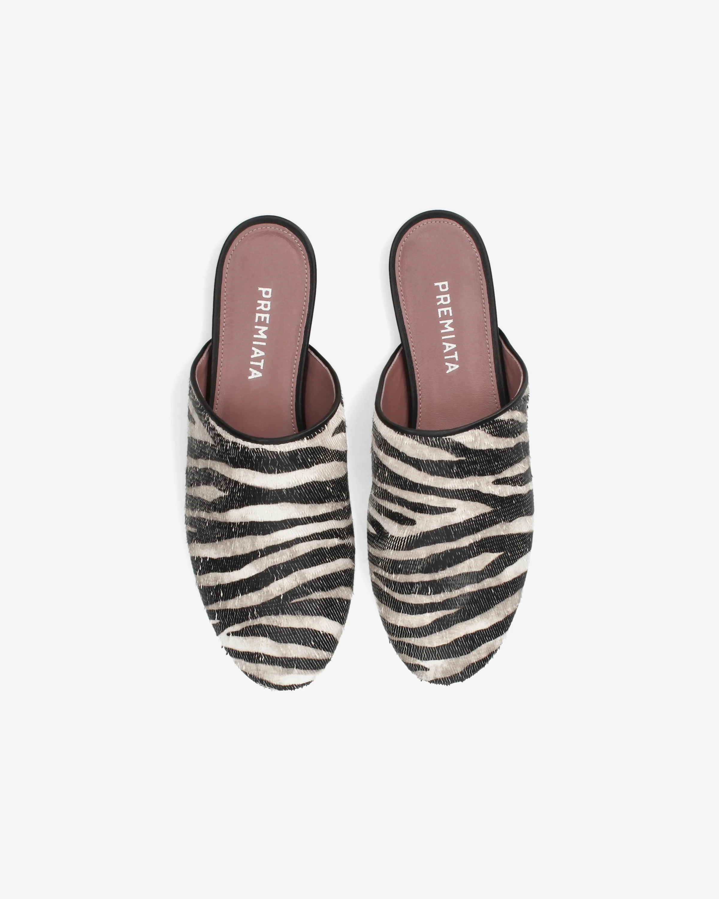 Printed leather sabot - Image 6