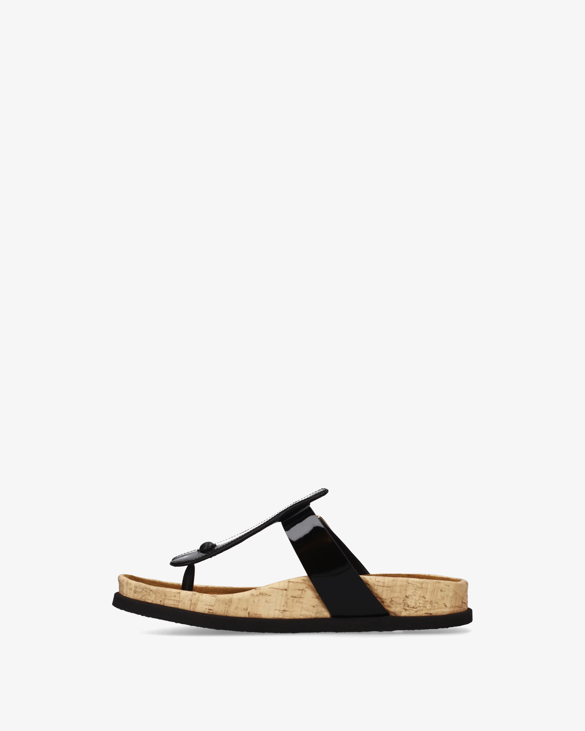 Patent leather buckle sandals - Image 3
