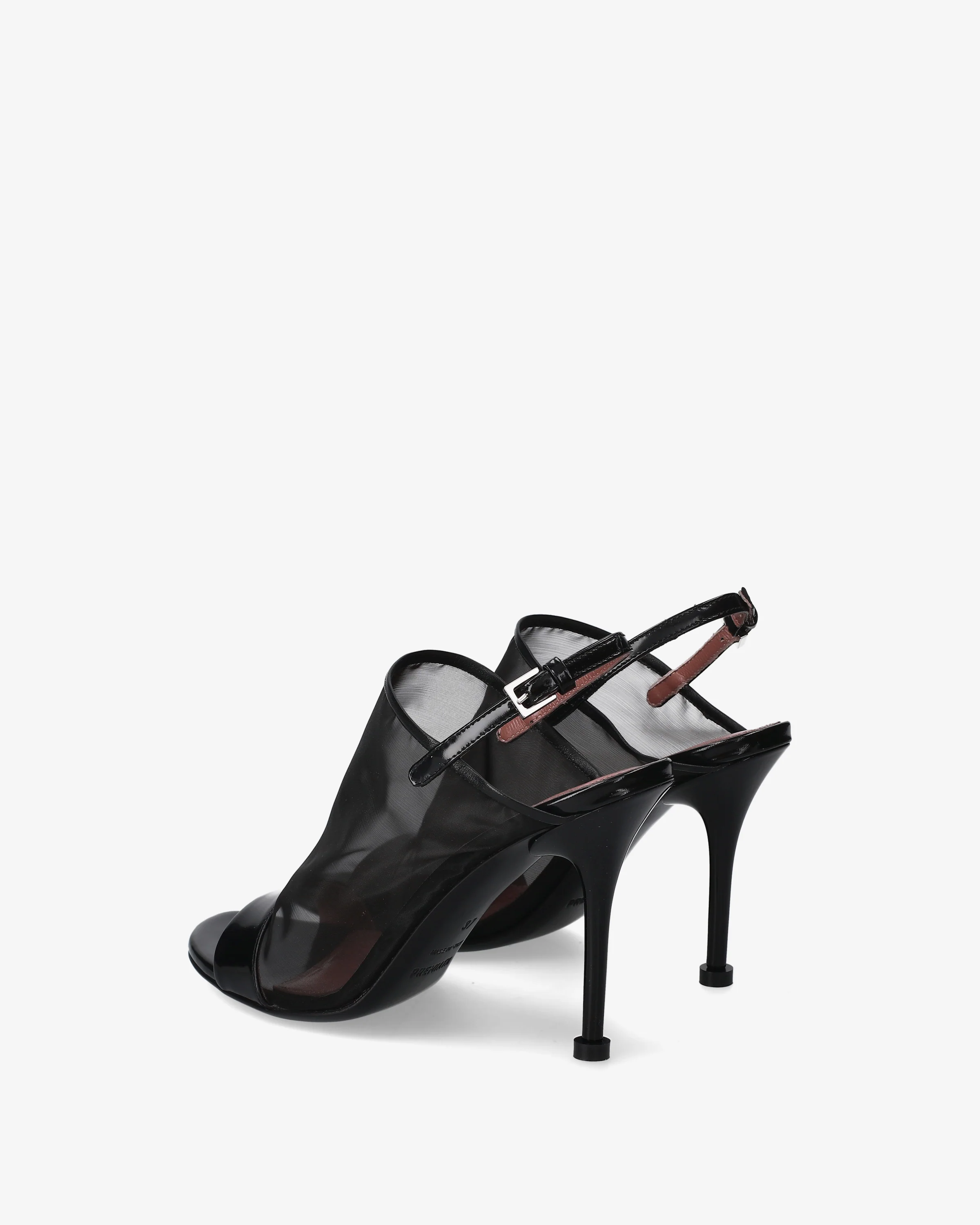 Mesh heeled sandals - Image 5