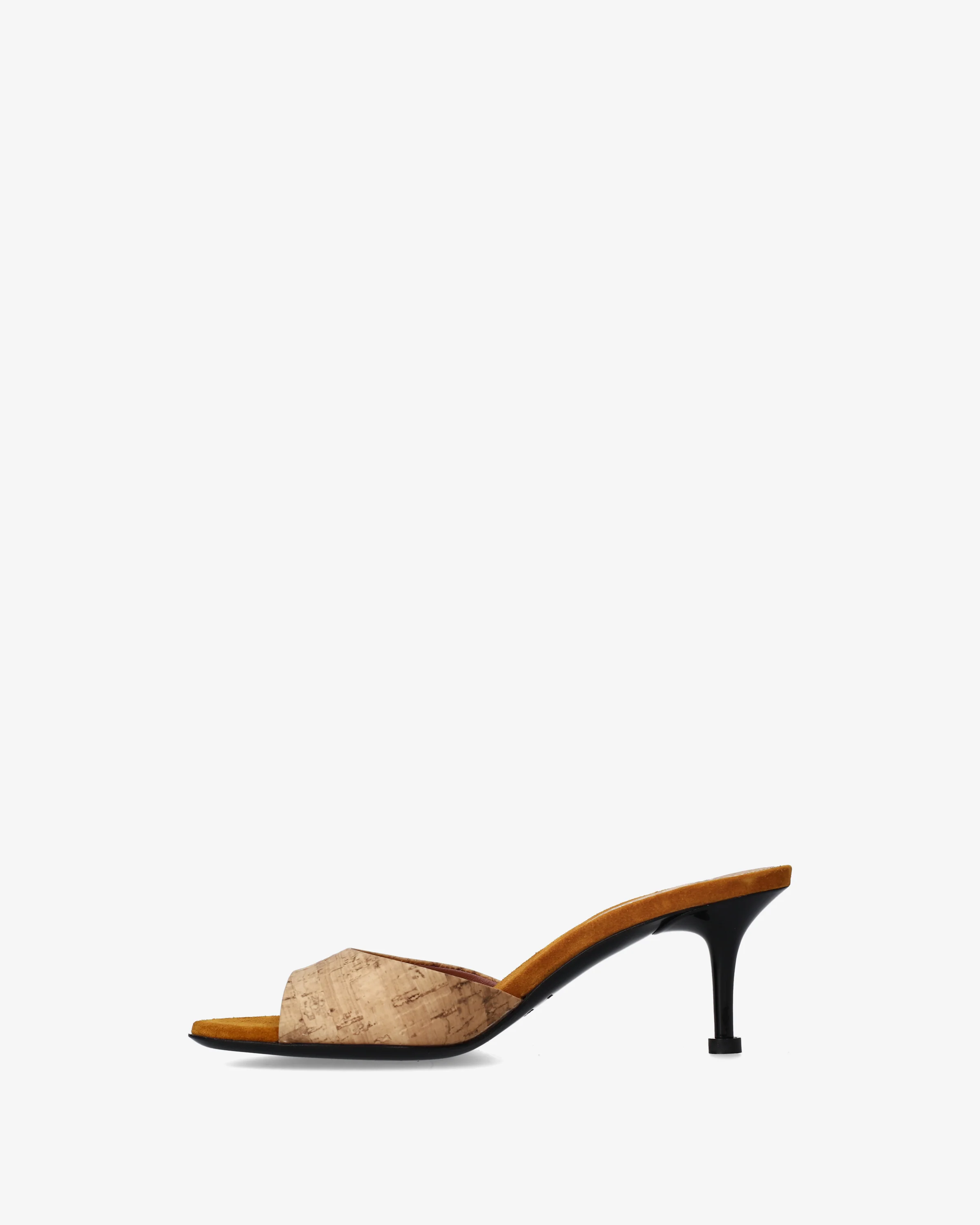 Leather sandals with suede effect - Image 4