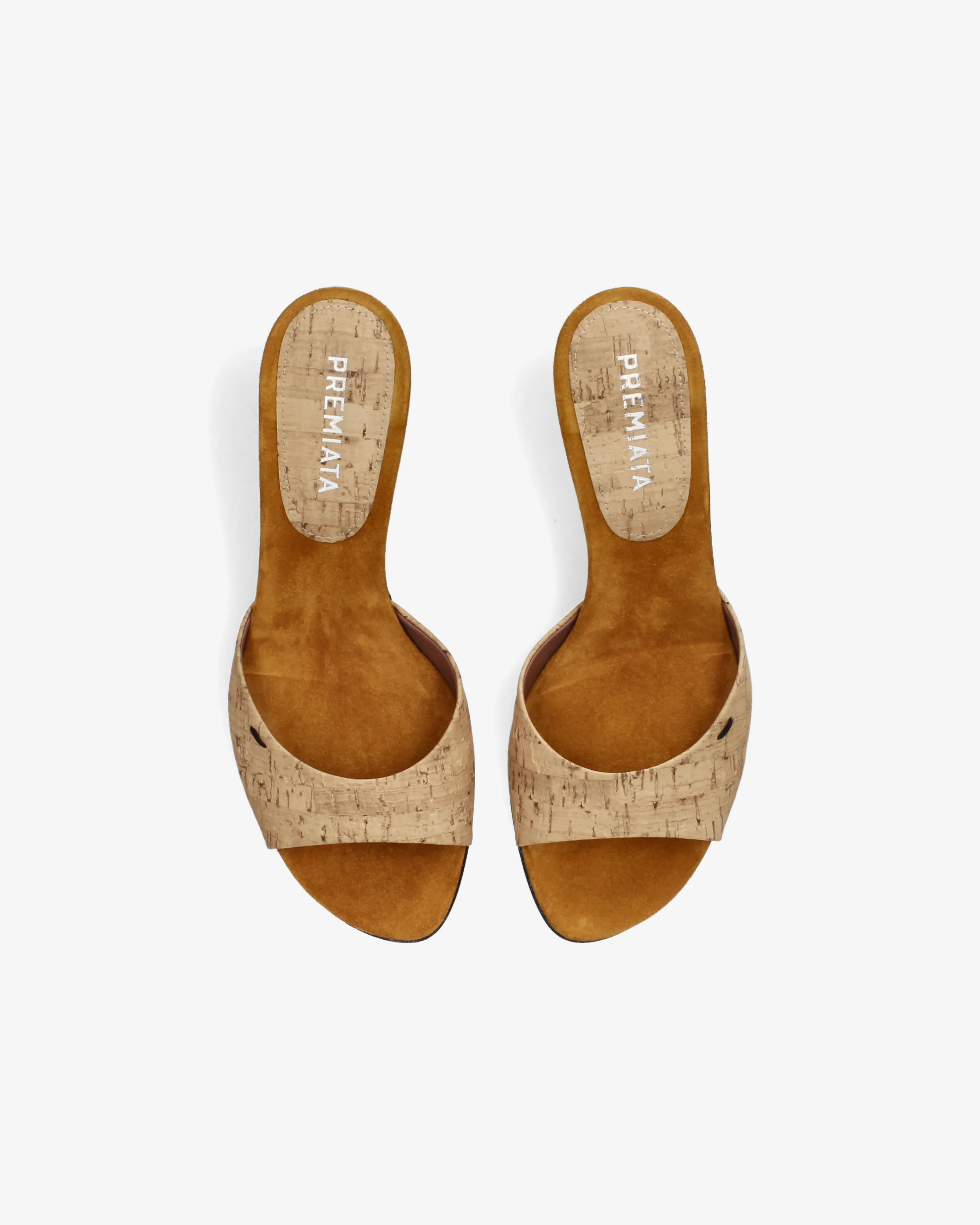 Leather sandals with suede effect - Image 6