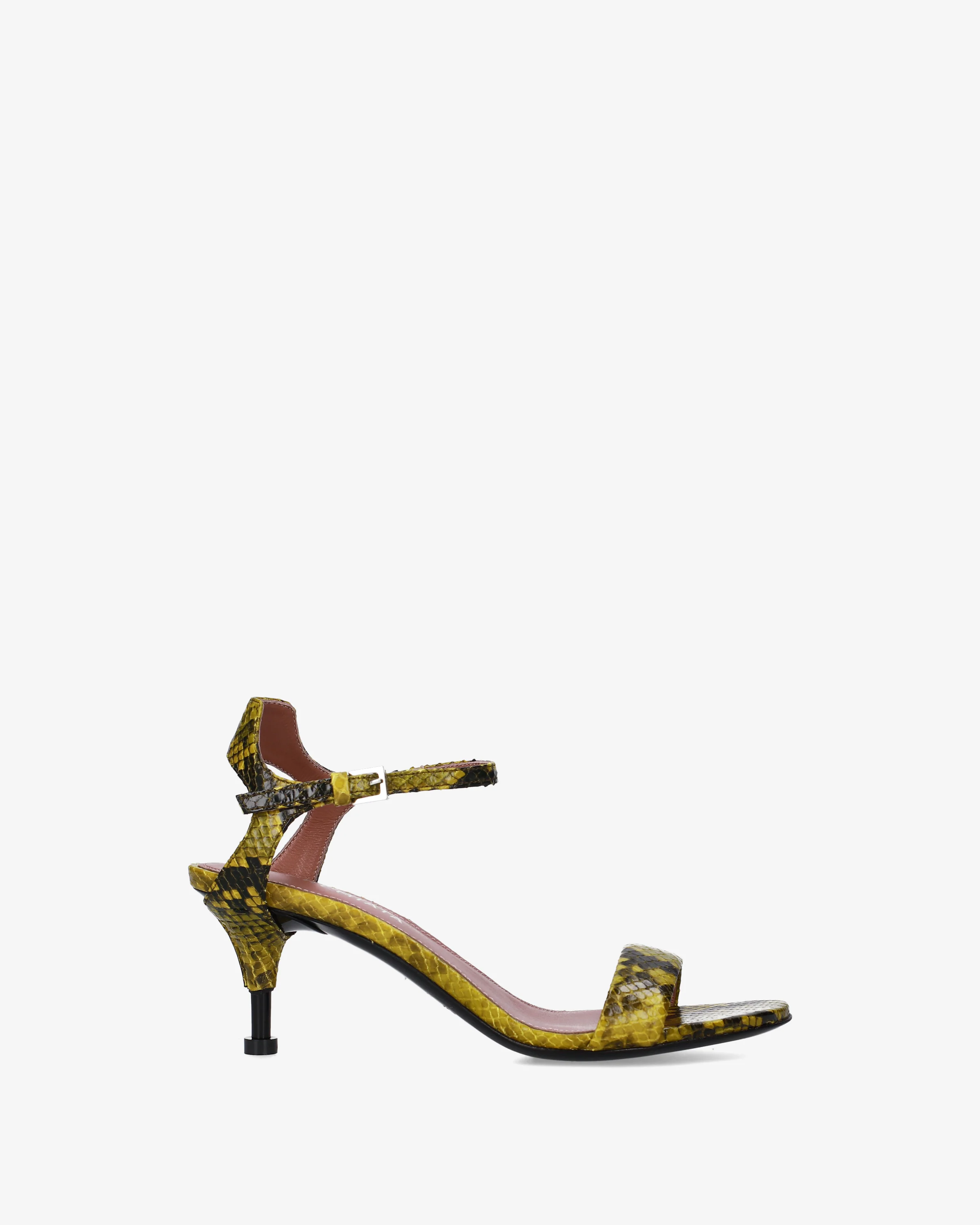 Python print leather sandals