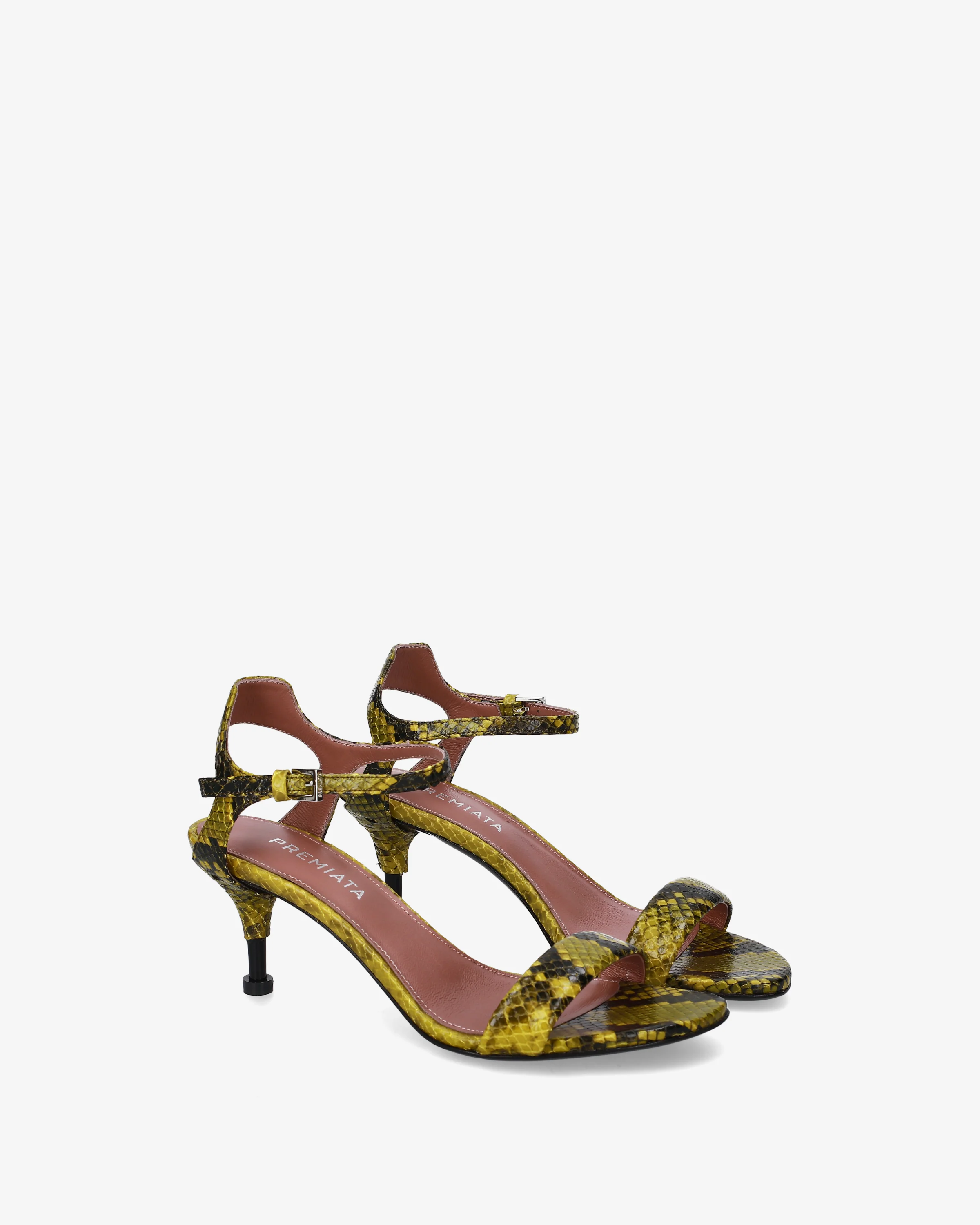 Python print leather sandals - Image 2