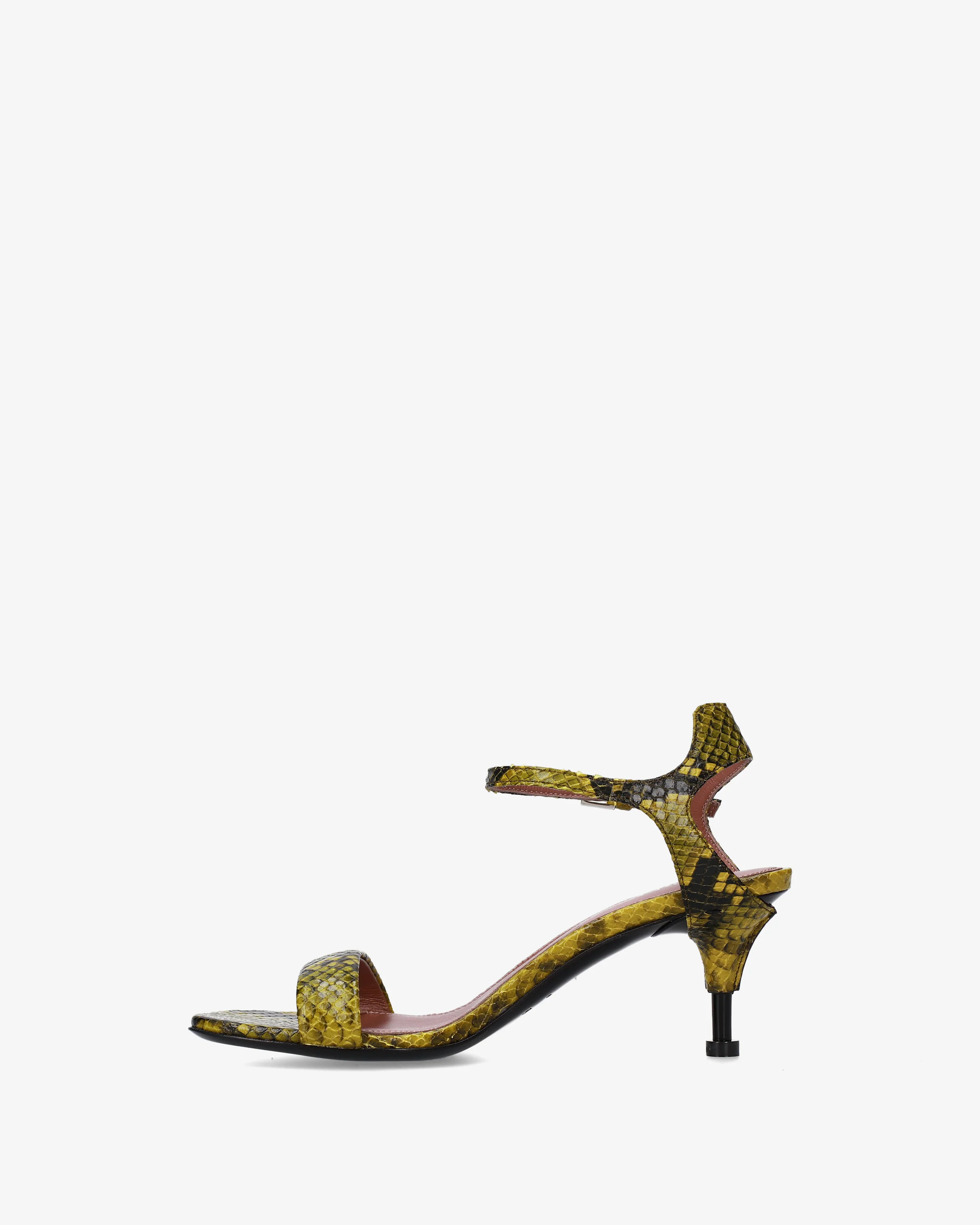 Python print leather sandals - Image 4