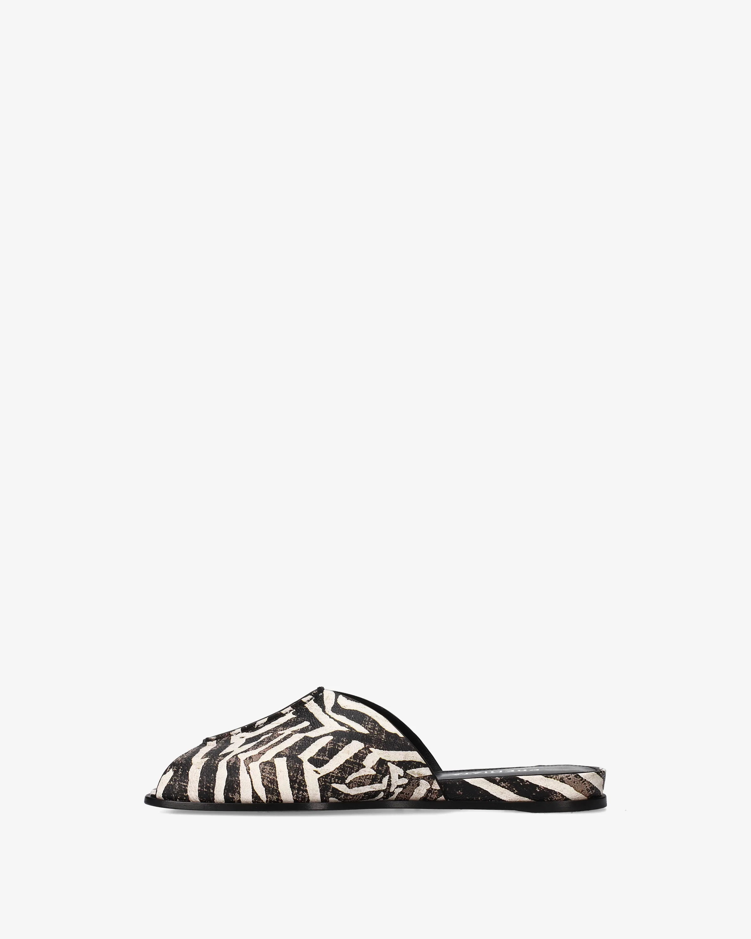 Printed leather sandals - Image 4