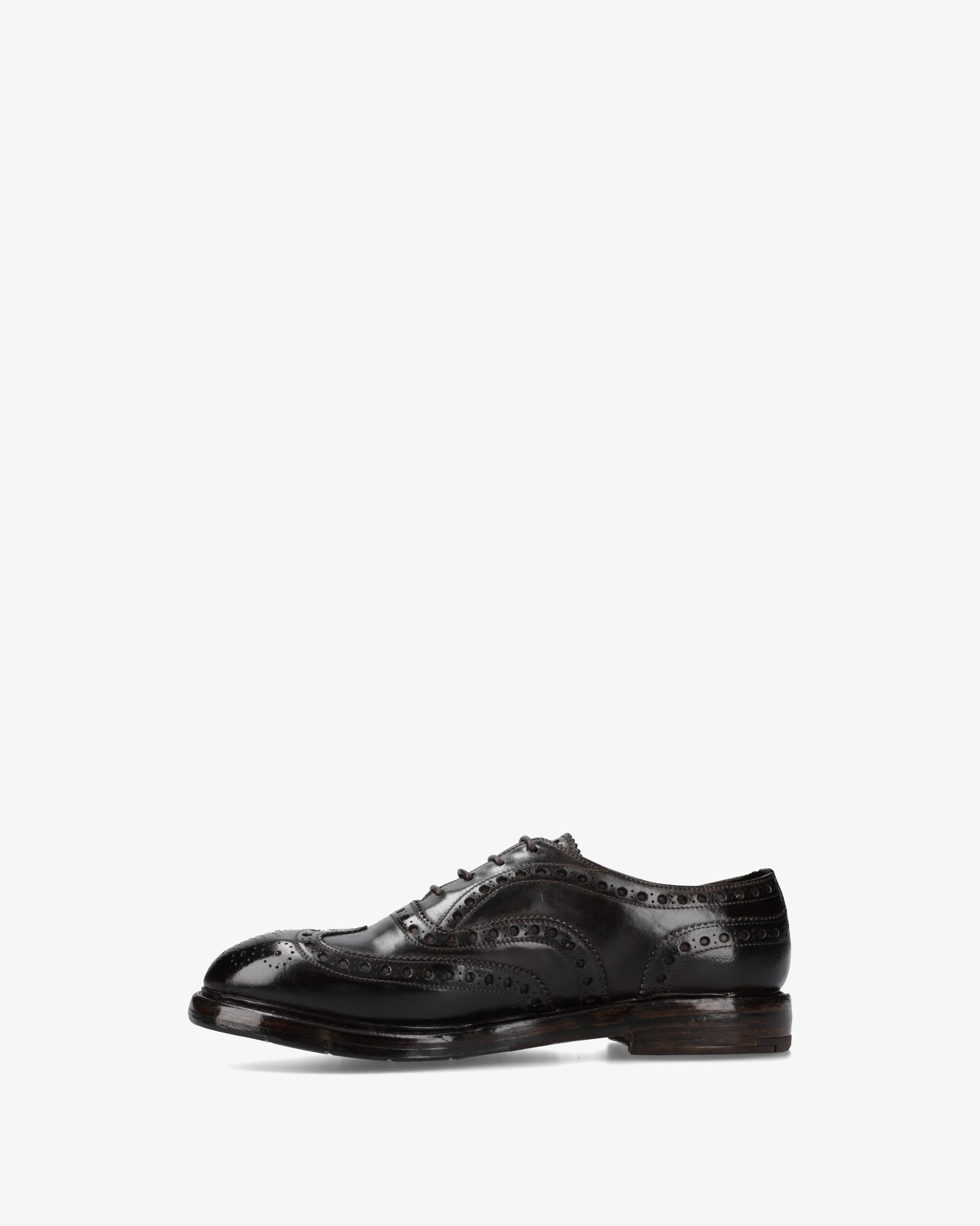 Black Leather Laced Shoes - Image 4