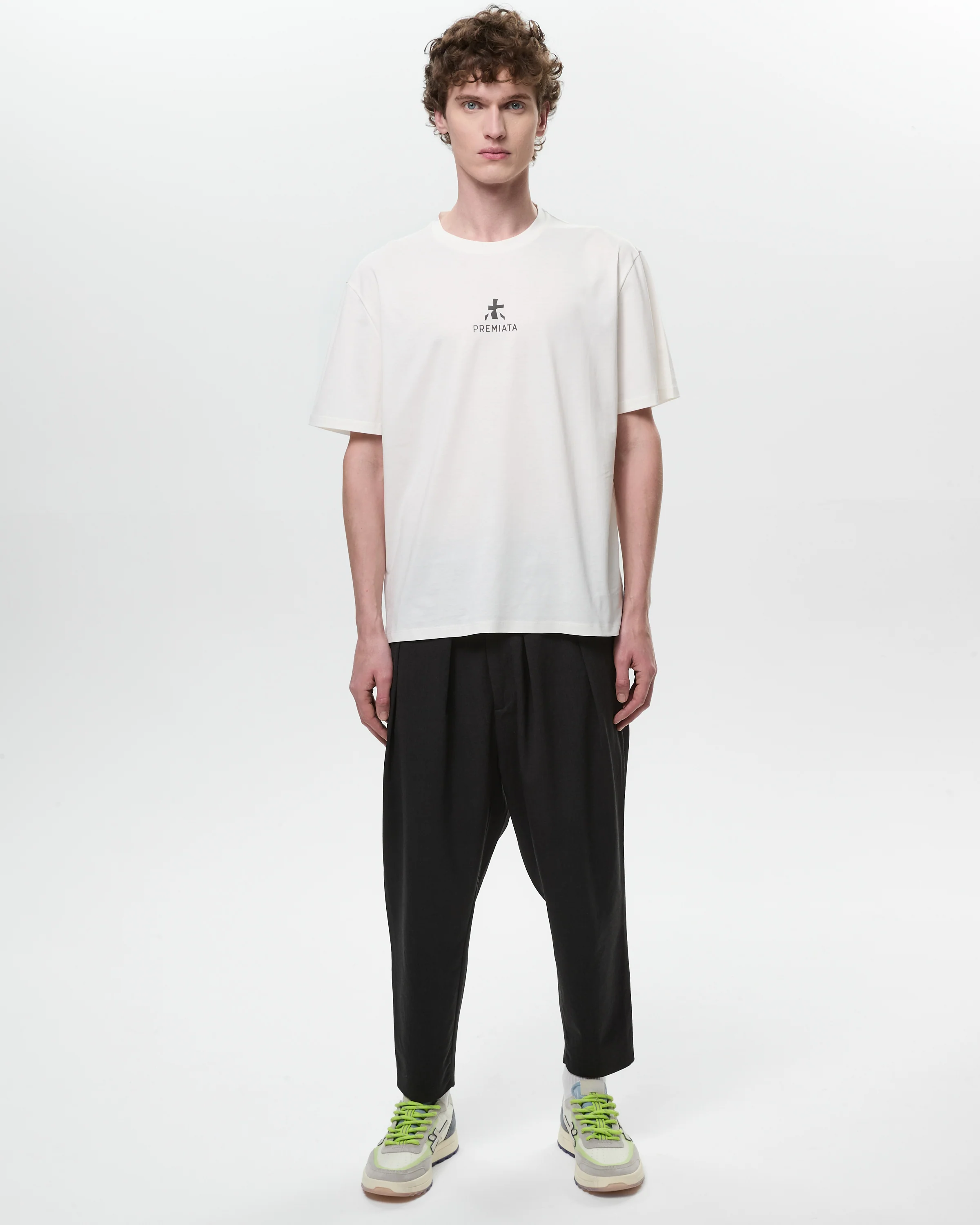 Cotton T-shirt with bonded details - Image 5