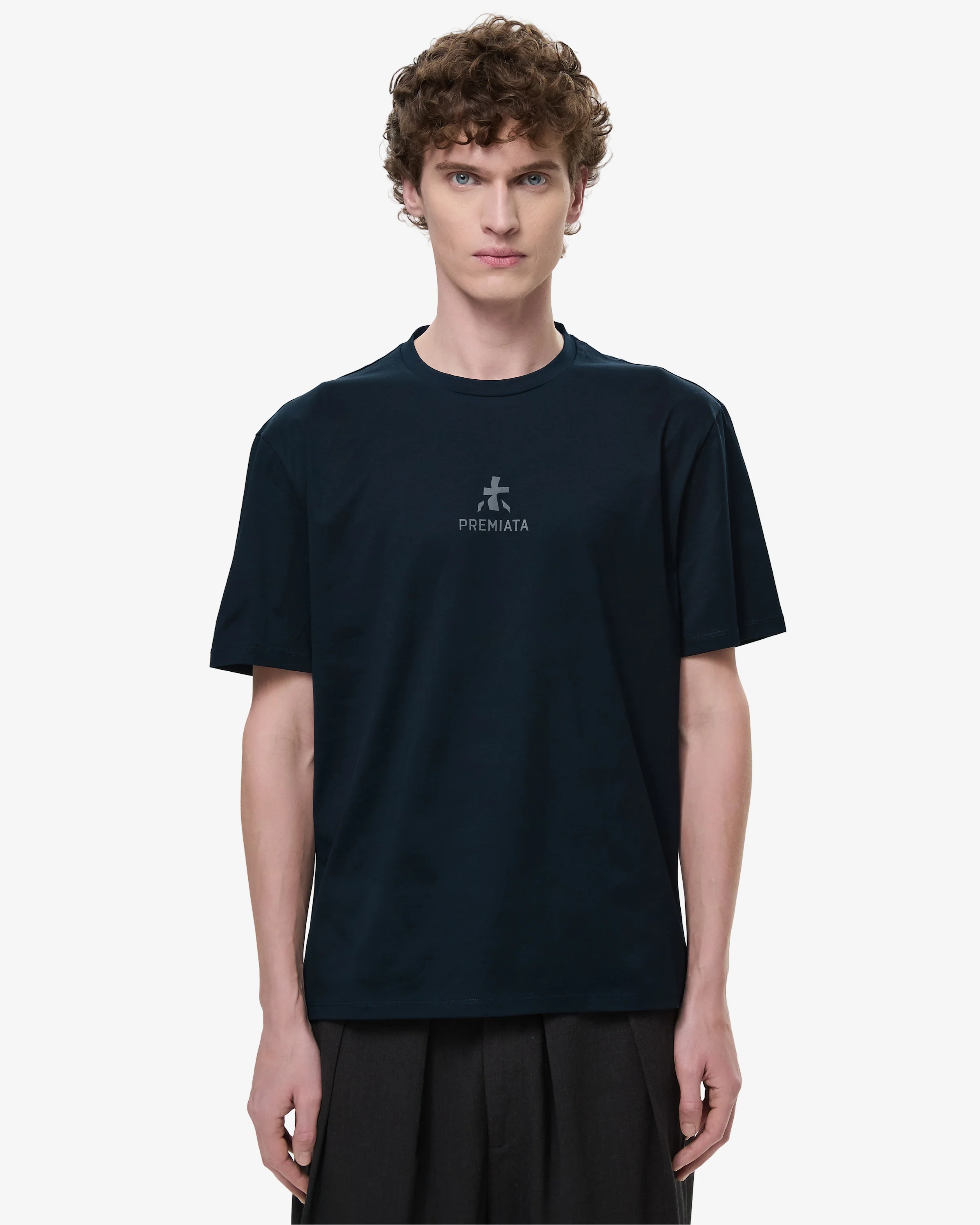 Cotton T-shirt with bonded details - Image 2