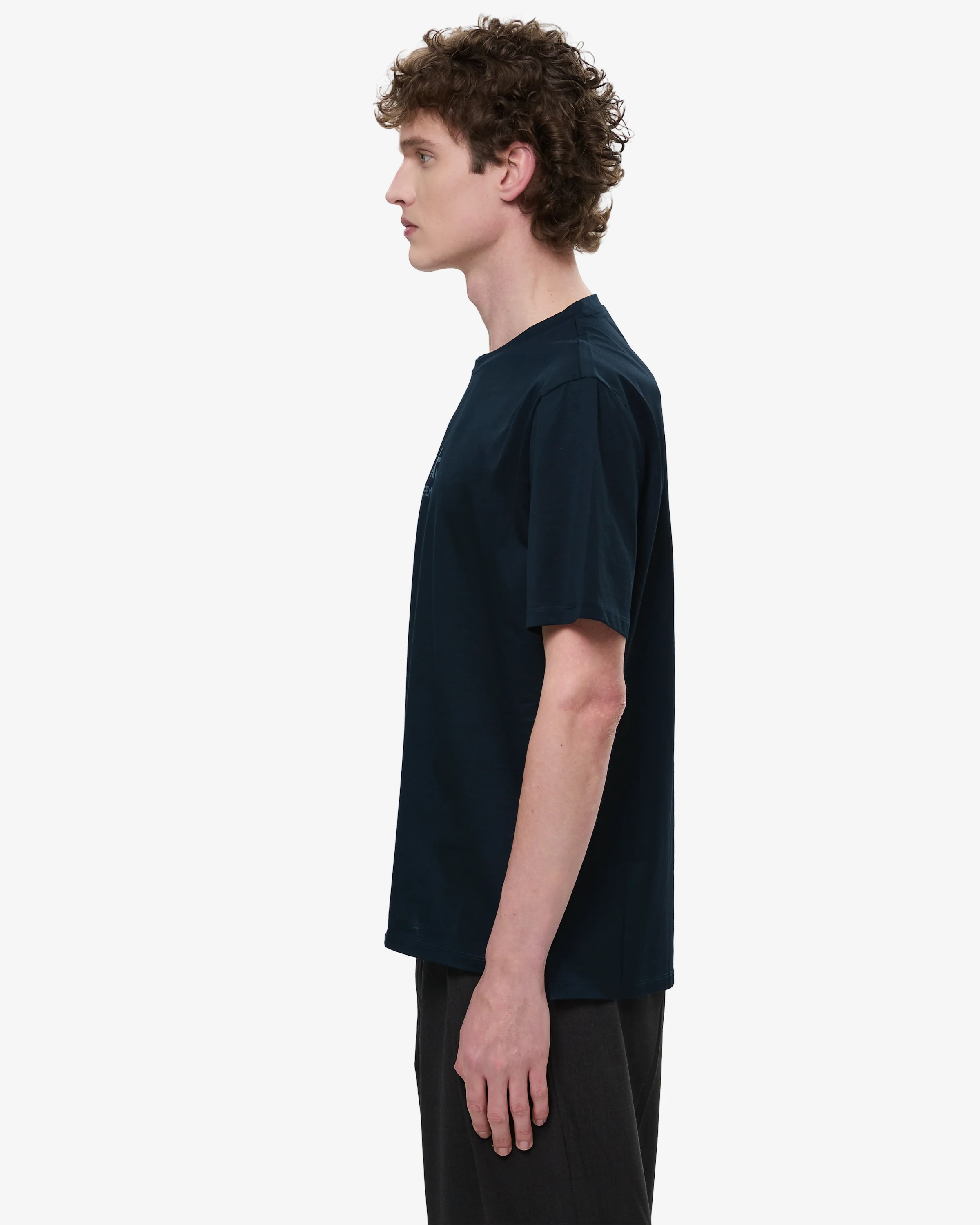 Cotton T-shirt with bonded details - Image 3