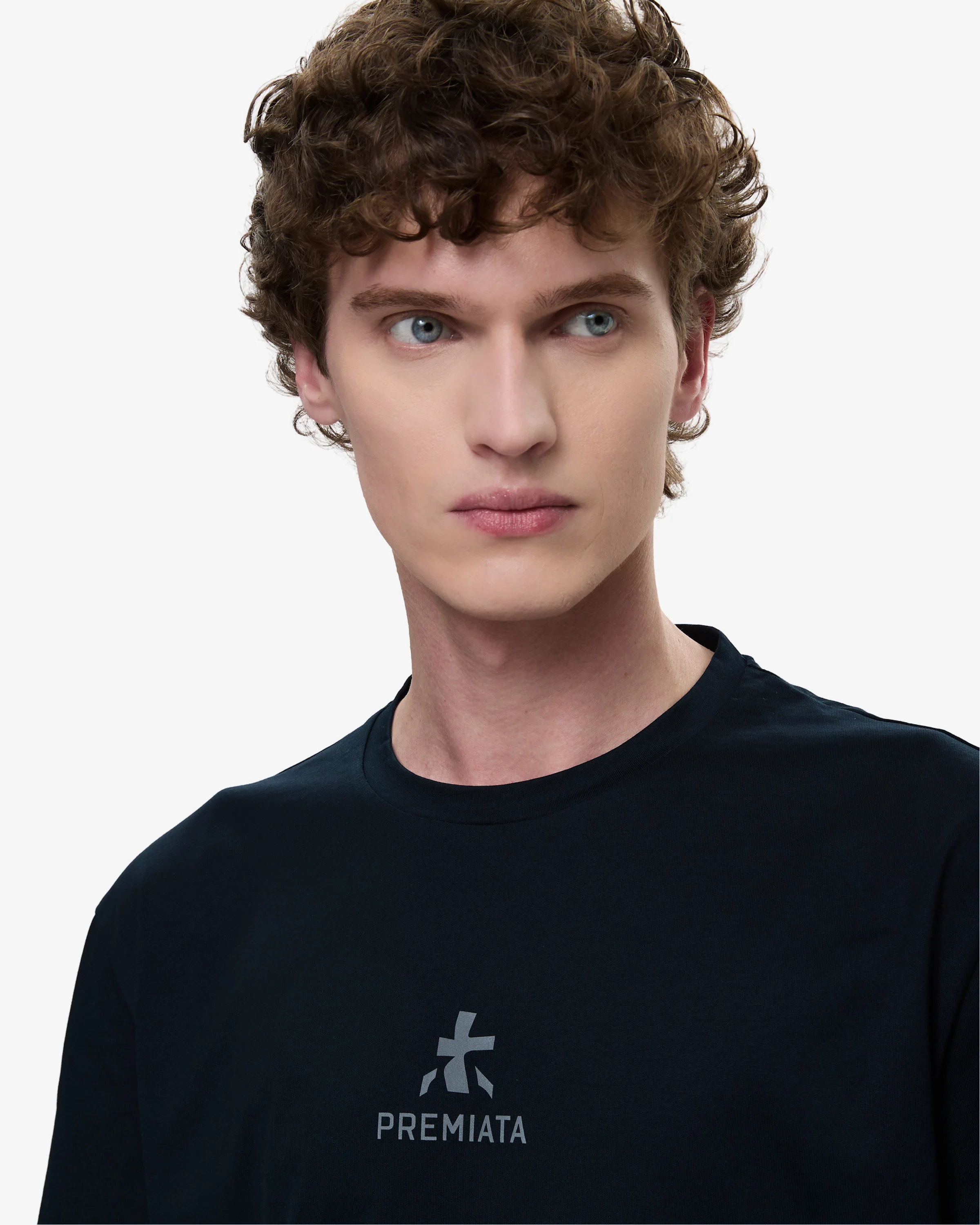 Cotton T-shirt with bonded details - Image 5