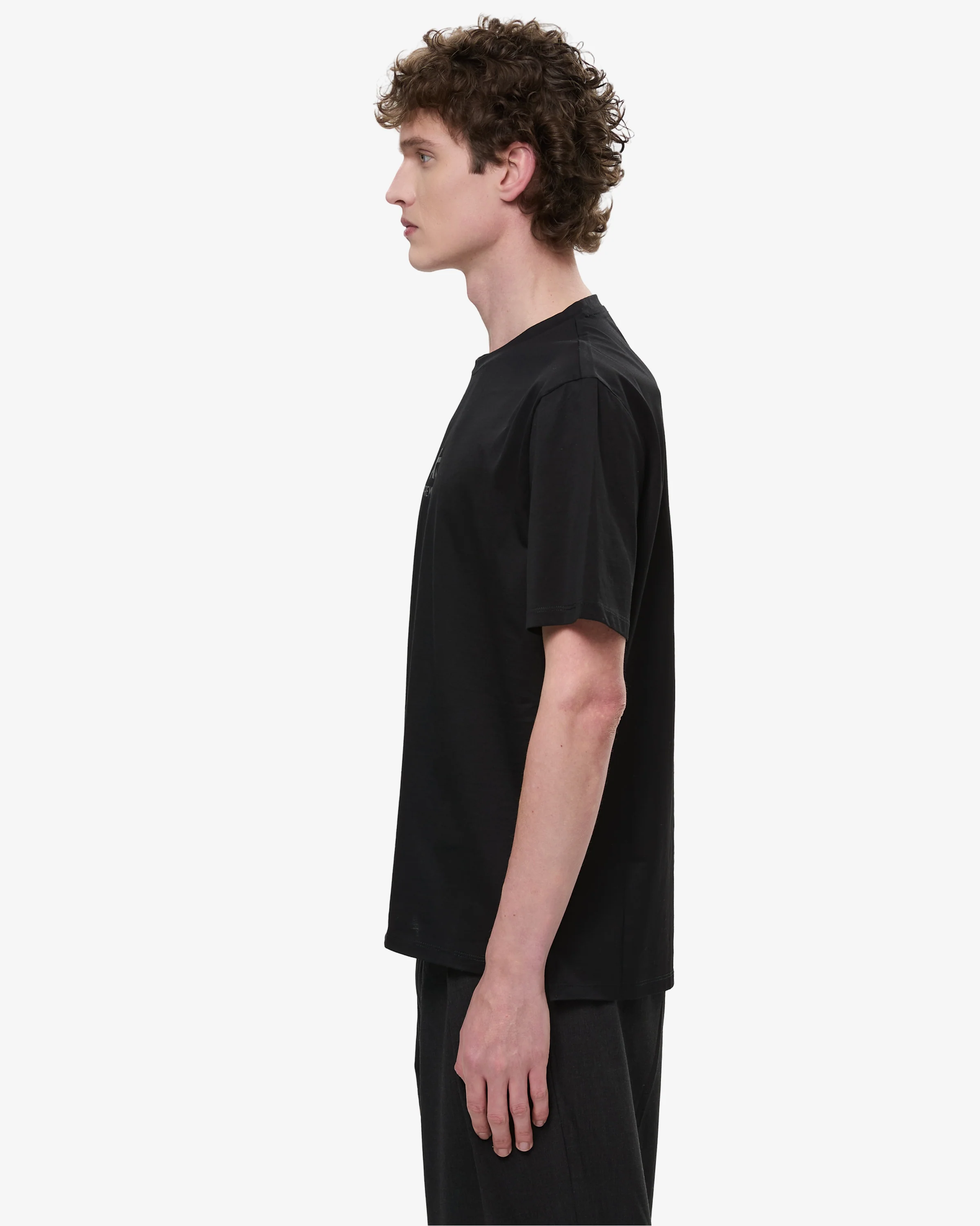 Cotton T-shirt with bonded details - Image 4