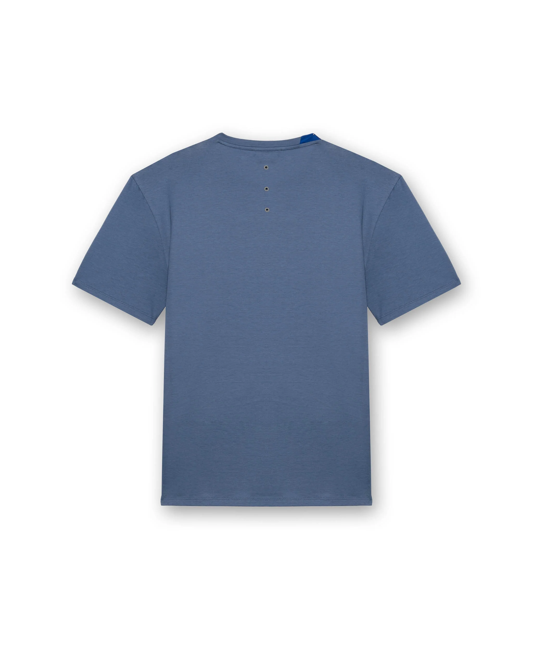 Cotton T-shirt with nylon detail - Image 2