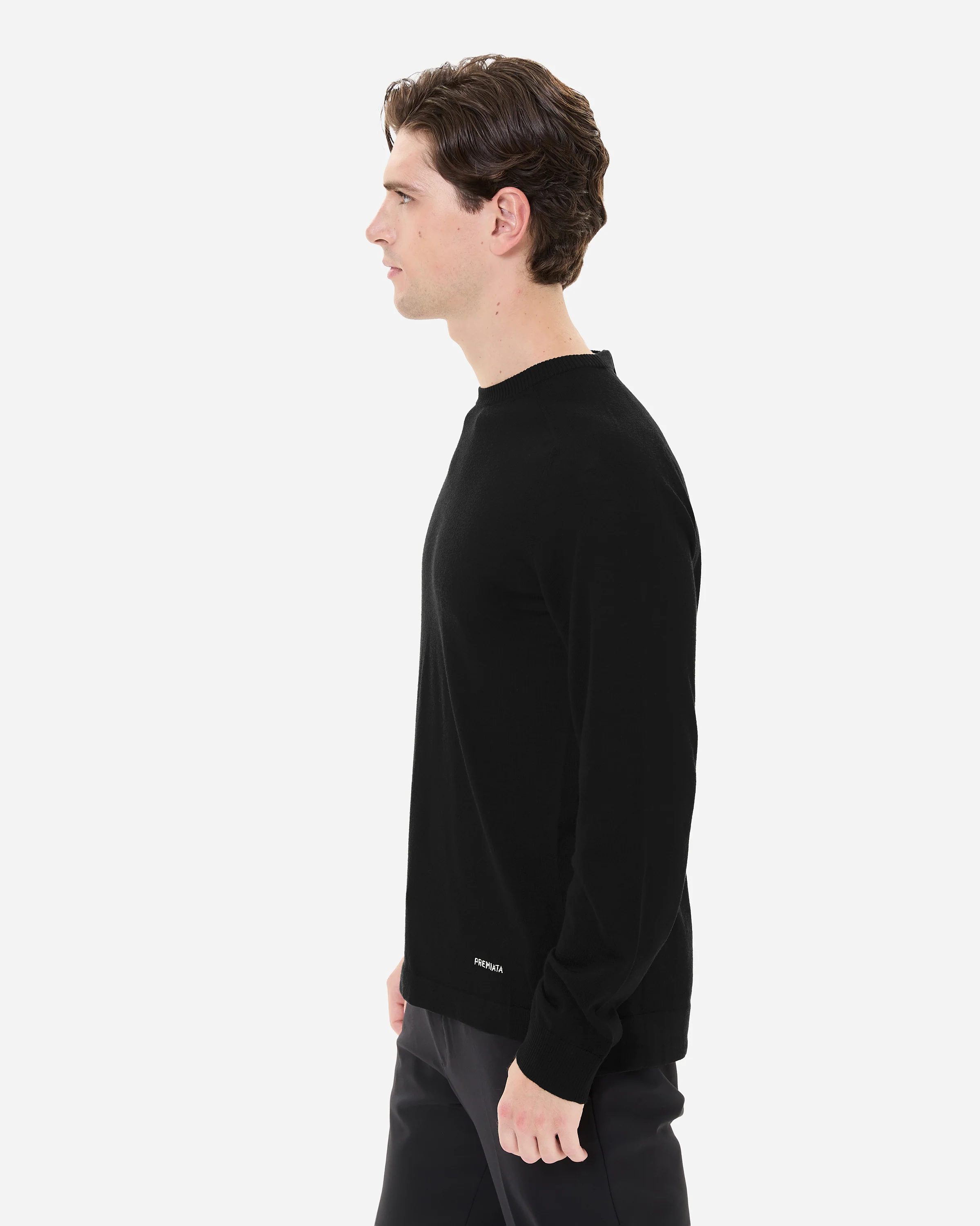 Wool and silk crew neck sweater - Image 5